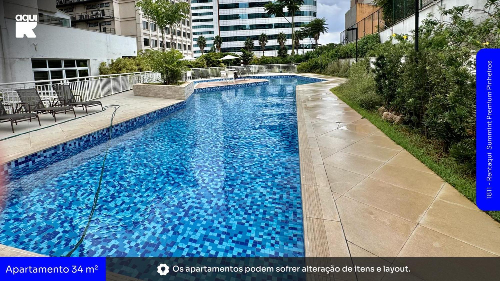1811 - Rentaqui Summint Premium Pinheiros Apartamento *