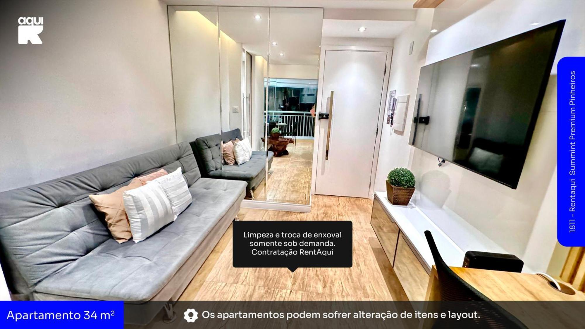 Apartamento 1811 - Rentaqui Summint Premium Pinheiros